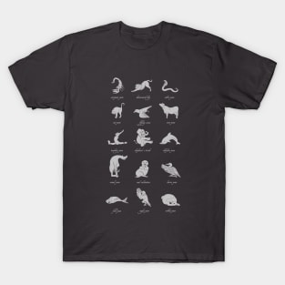 Animal Yogis_White T-Shirt